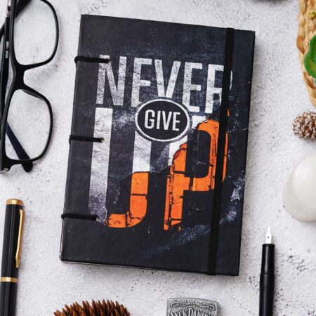 Handmade Printed Cardboard Journal Diary with Buckle Lock | 200 Pages Notepad For Men and Women DIARY-02